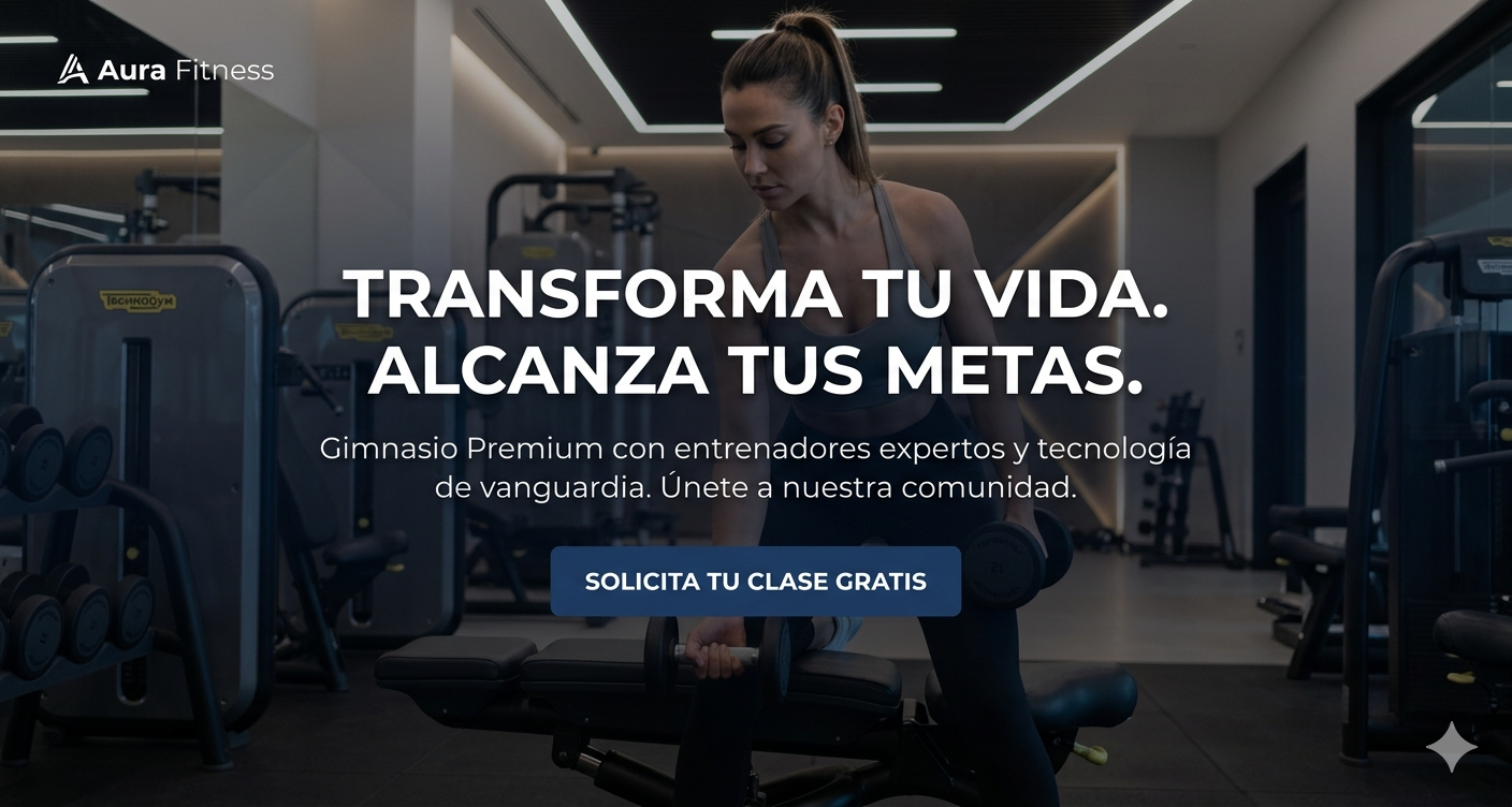 Landing page fitness o wellness
